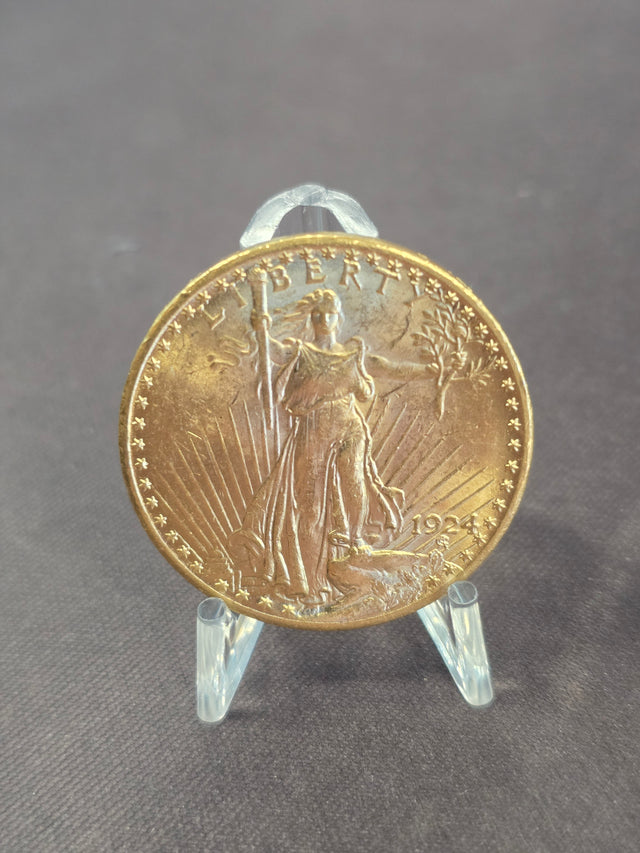 1924 $20 Saint-Gaudens Gold Double Eagle – Philadelphia Mint, .900 Gold